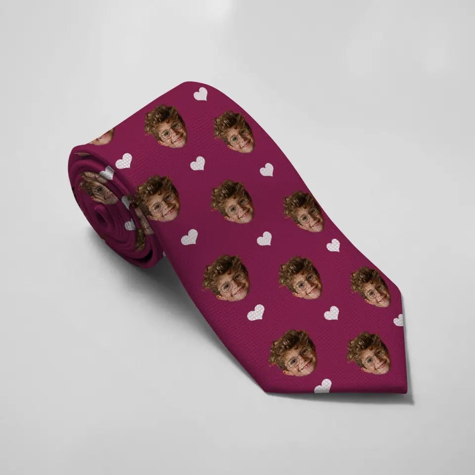 Personalized Neck Tie With Your Kid's Face