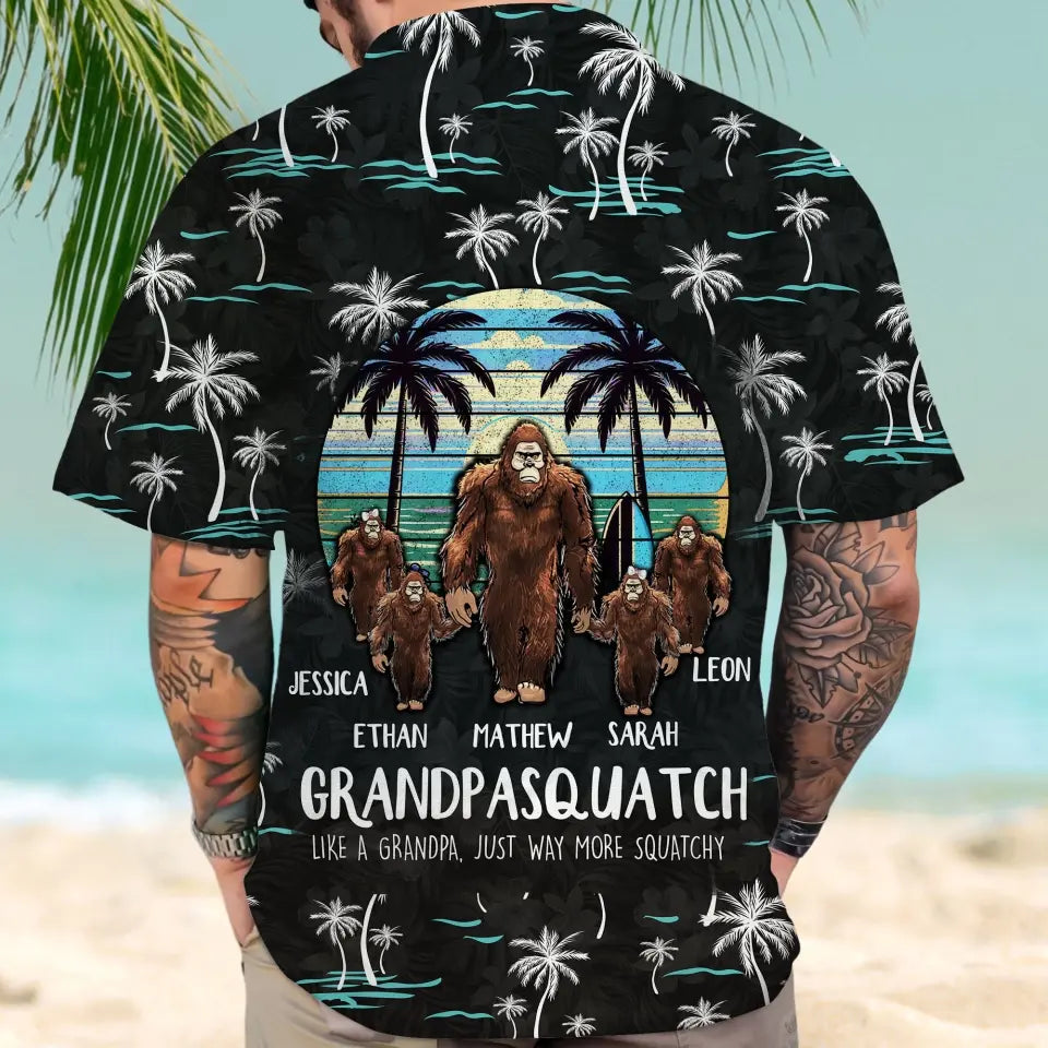 Personalized Grandpasquatch Shirt, Father's Day Gift