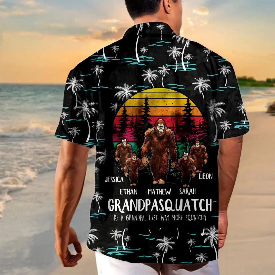 Personalized Grandpasquatch Shirt, Father's Day Gift