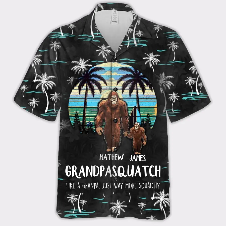 Personalized Grandpasquatch Shirt, Father's Day Gift