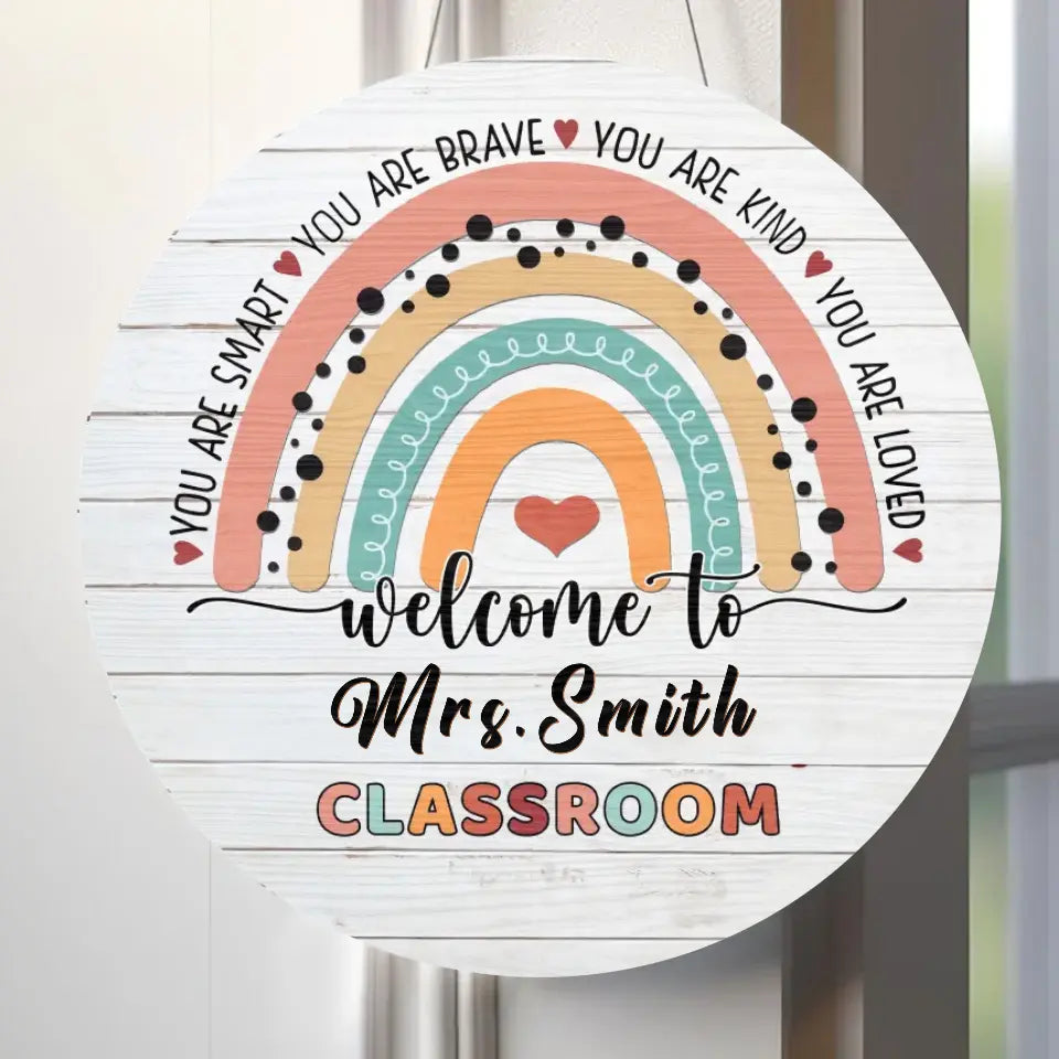 Back To School Welcome Wood Sign